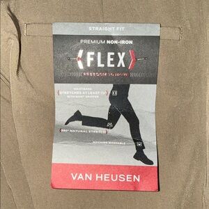 2 pairs Men's Khaki Flex Chinos